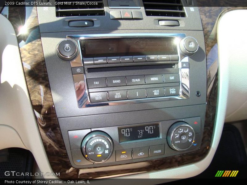 Gold Mist / Shale/Cocoa 2009 Cadillac DTS Luxury
