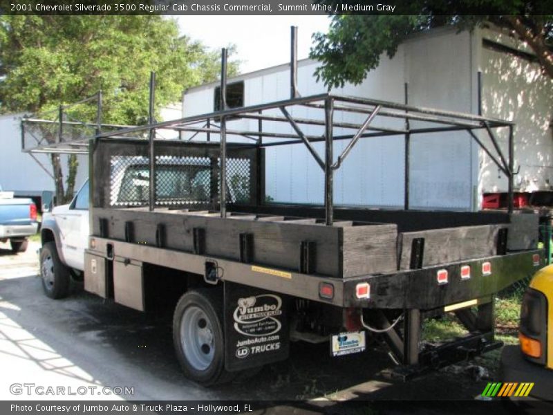 Summit White / Medium Gray 2001 Chevrolet Silverado 3500 Regular Cab Chassis Commercial