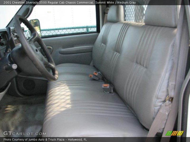 Summit White / Medium Gray 2001 Chevrolet Silverado 3500 Regular Cab Chassis Commercial