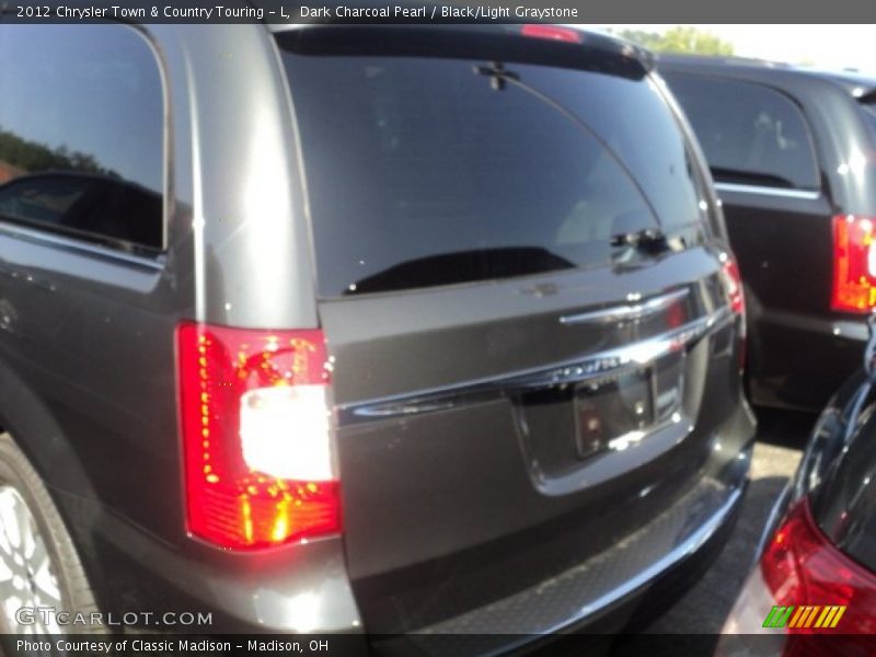 Dark Charcoal Pearl / Black/Light Graystone 2012 Chrysler Town & Country Touring - L