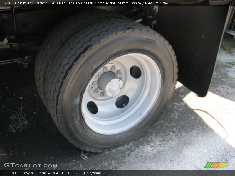 Summit White / Medium Gray 2001 Chevrolet Silverado 3500 Regular Cab Chassis Commercial