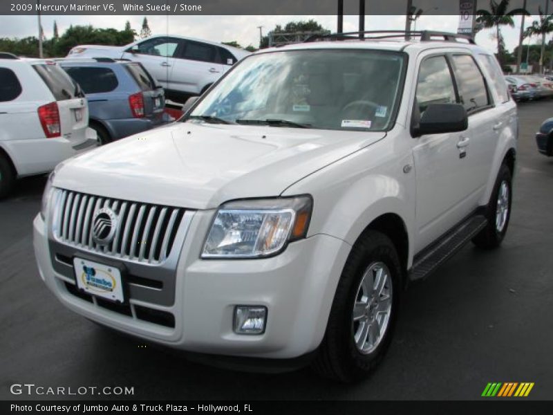 White Suede / Stone 2009 Mercury Mariner V6