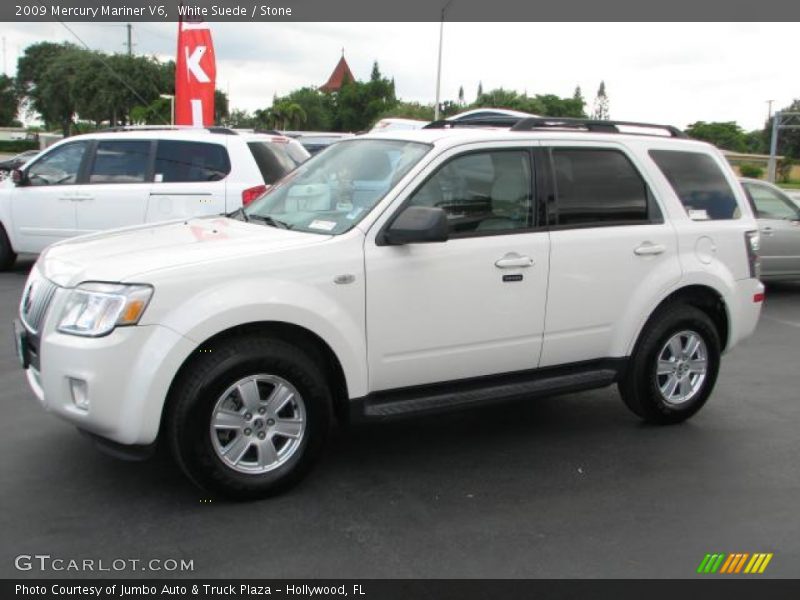 White Suede / Stone 2009 Mercury Mariner V6