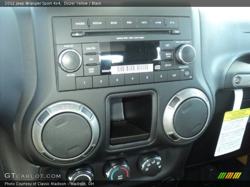 Dozer Yellow / Black 2012 Jeep Wrangler Sport 4x4