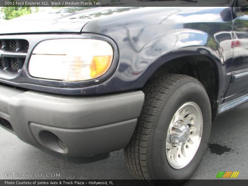 Black / Medium Prairie Tan 2001 Ford Explorer XLS