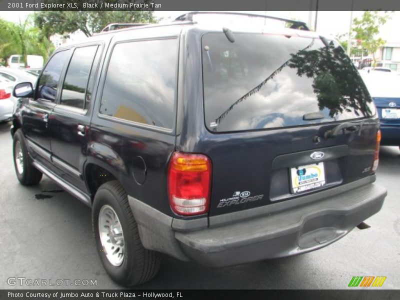 Black / Medium Prairie Tan 2001 Ford Explorer XLS