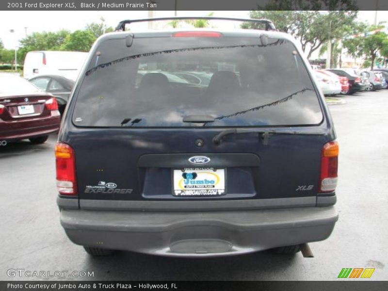 Black / Medium Prairie Tan 2001 Ford Explorer XLS