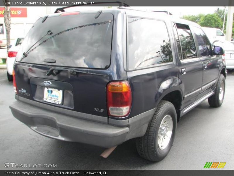 Black / Medium Prairie Tan 2001 Ford Explorer XLS