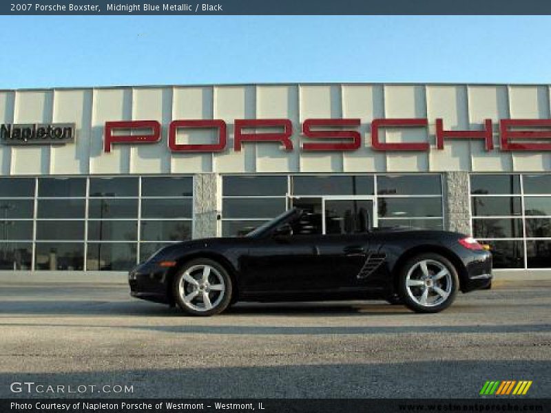 Midnight Blue Metallic / Black 2007 Porsche Boxster