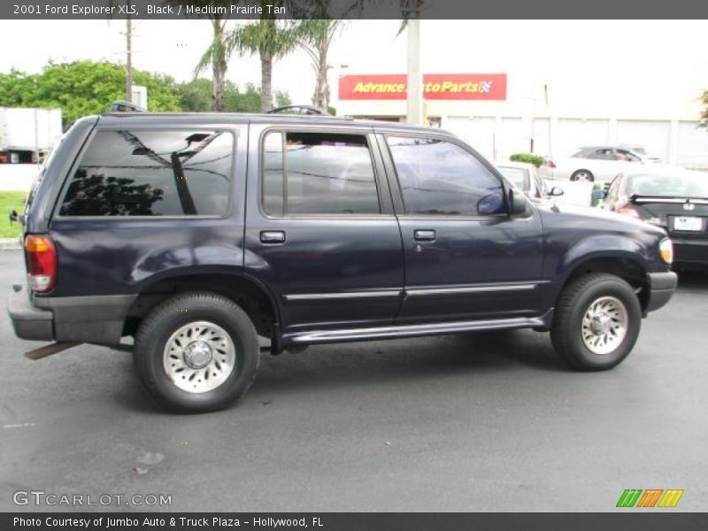 Black / Medium Prairie Tan 2001 Ford Explorer XLS