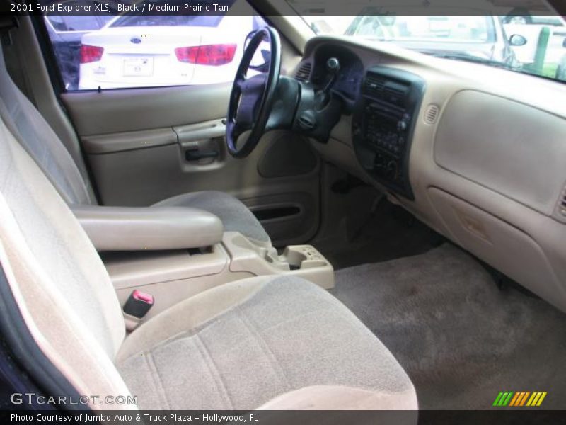 Black / Medium Prairie Tan 2001 Ford Explorer XLS