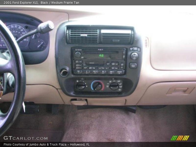 Black / Medium Prairie Tan 2001 Ford Explorer XLS