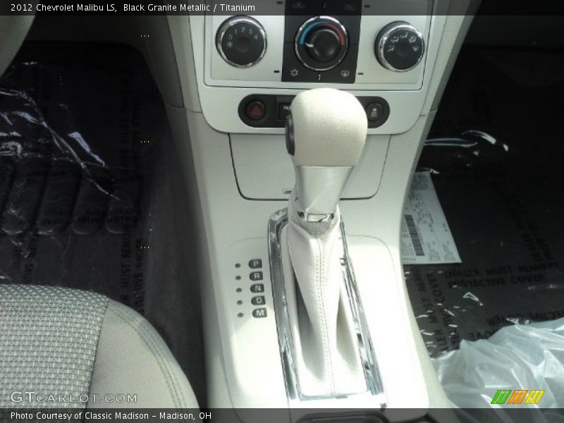 Black Granite Metallic / Titanium 2012 Chevrolet Malibu LS