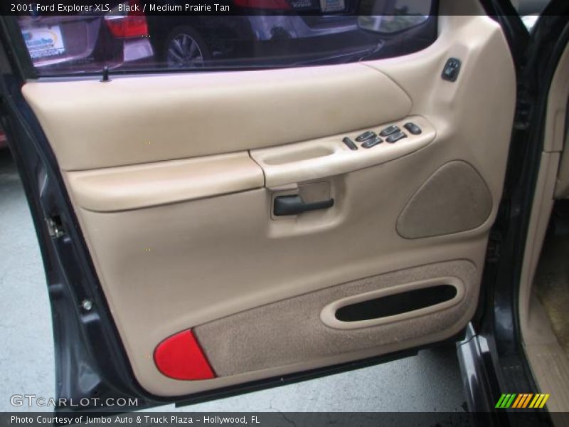 Black / Medium Prairie Tan 2001 Ford Explorer XLS