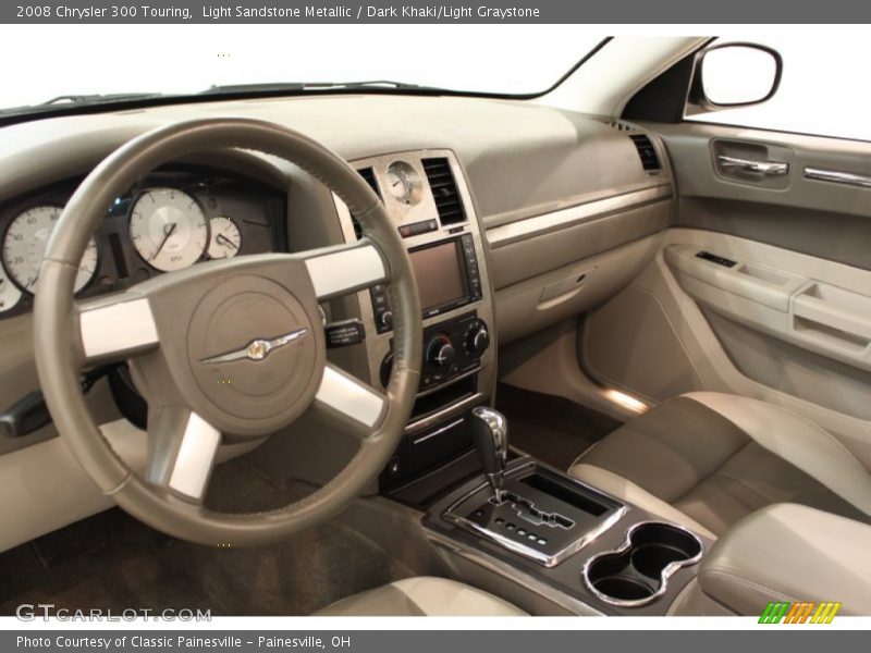 Light Sandstone Metallic / Dark Khaki/Light Graystone 2008 Chrysler 300 Touring