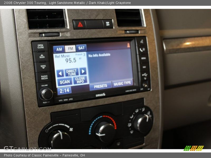 Light Sandstone Metallic / Dark Khaki/Light Graystone 2008 Chrysler 300 Touring