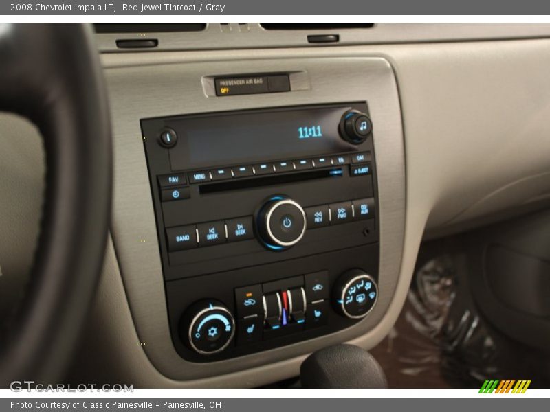 Red Jewel Tintcoat / Gray 2008 Chevrolet Impala LT