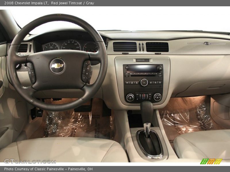 Red Jewel Tintcoat / Gray 2008 Chevrolet Impala LT