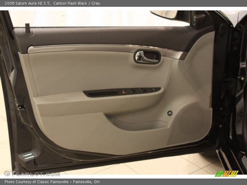 Carbon Flash Black / Gray 2008 Saturn Aura XE 3.5