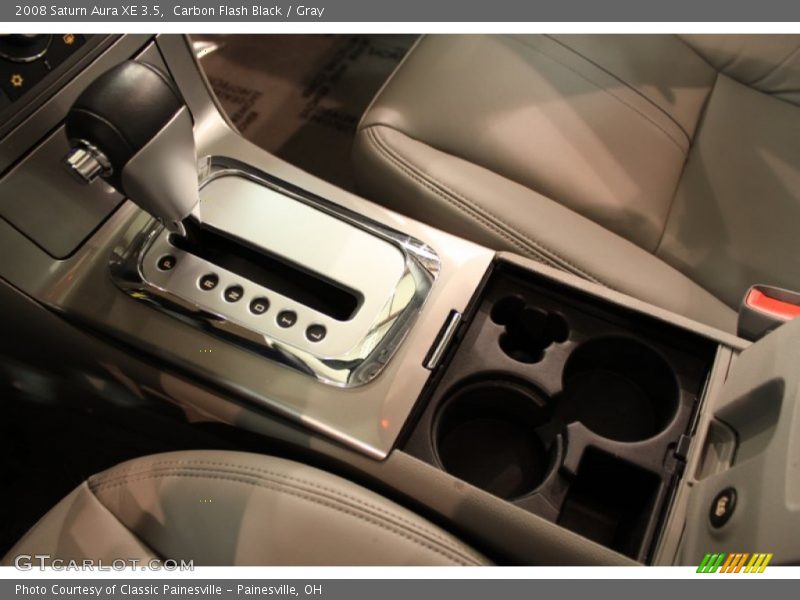 Carbon Flash Black / Gray 2008 Saturn Aura XE 3.5