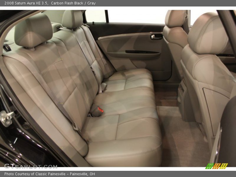 Carbon Flash Black / Gray 2008 Saturn Aura XE 3.5
