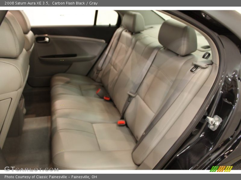 Carbon Flash Black / Gray 2008 Saturn Aura XE 3.5