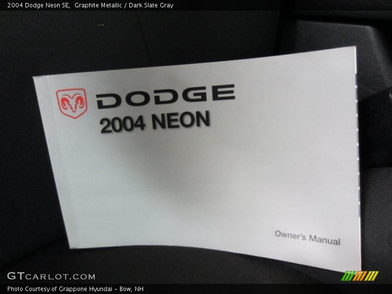 Graphite Metallic / Dark Slate Gray 2004 Dodge Neon SE