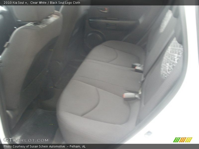 Clear White / Black Soul Logo Cloth 2010 Kia Soul +