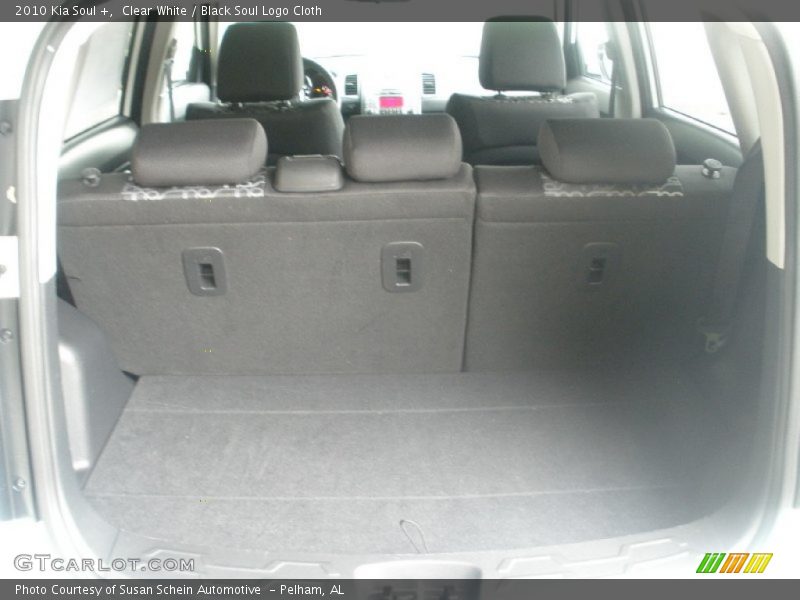 Clear White / Black Soul Logo Cloth 2010 Kia Soul +