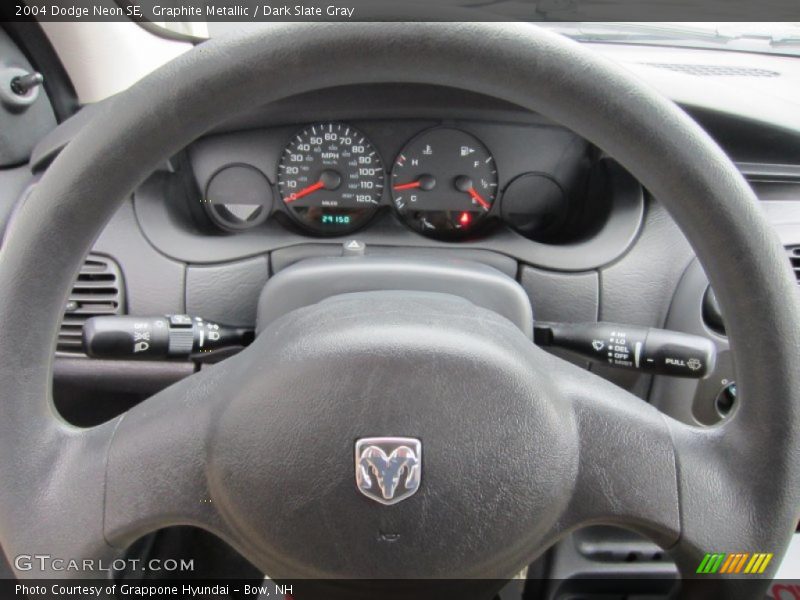 Graphite Metallic / Dark Slate Gray 2004 Dodge Neon SE