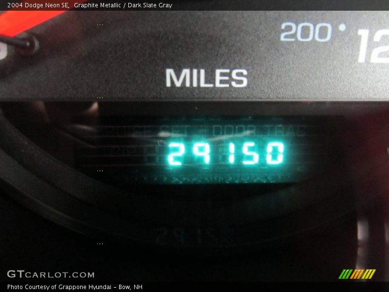 Graphite Metallic / Dark Slate Gray 2004 Dodge Neon SE