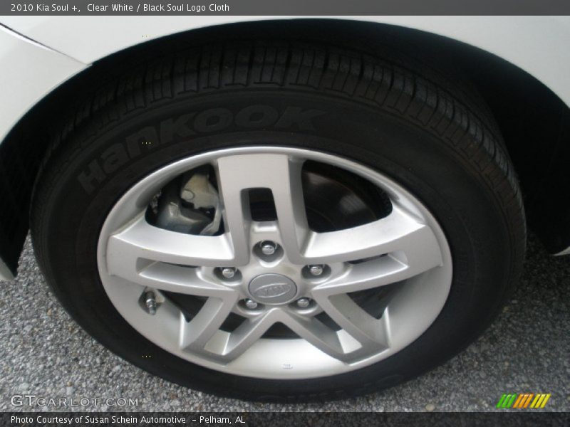 Clear White / Black Soul Logo Cloth 2010 Kia Soul +