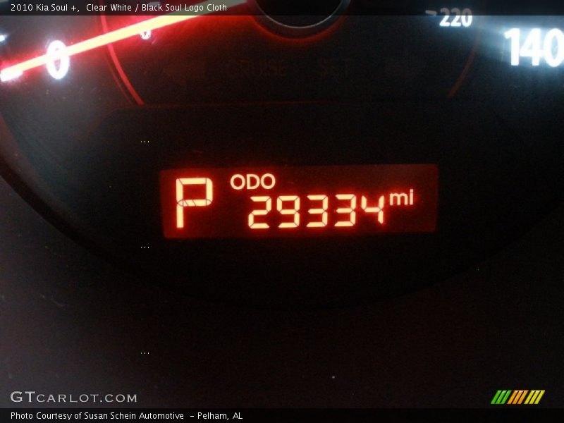 Clear White / Black Soul Logo Cloth 2010 Kia Soul +