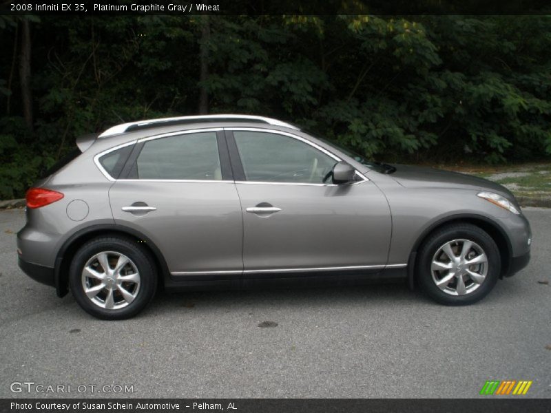 Platinum Graphite Gray / Wheat 2008 Infiniti EX 35