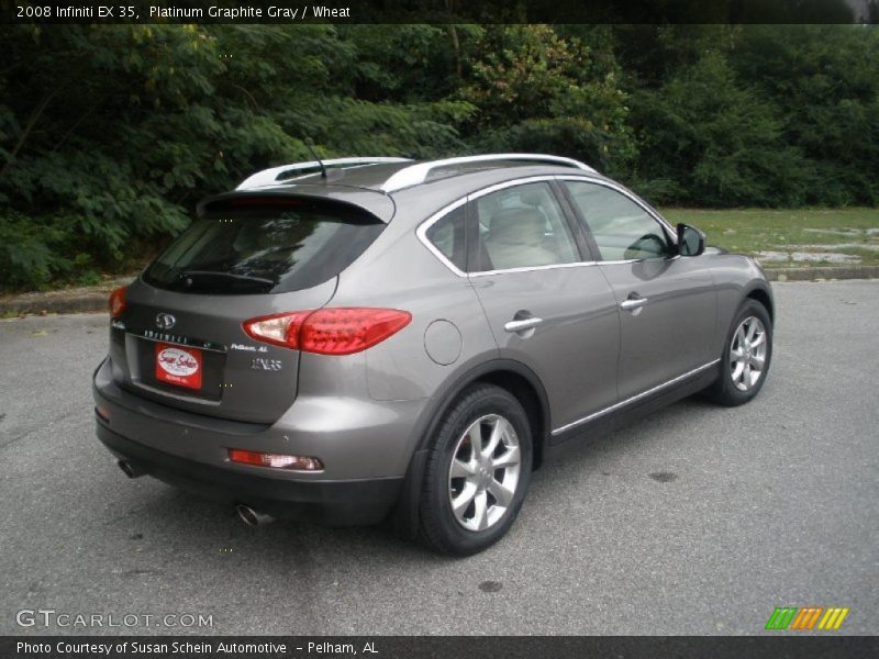 Platinum Graphite Gray / Wheat 2008 Infiniti EX 35