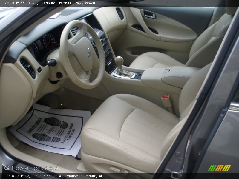 Platinum Graphite Gray / Wheat 2008 Infiniti EX 35