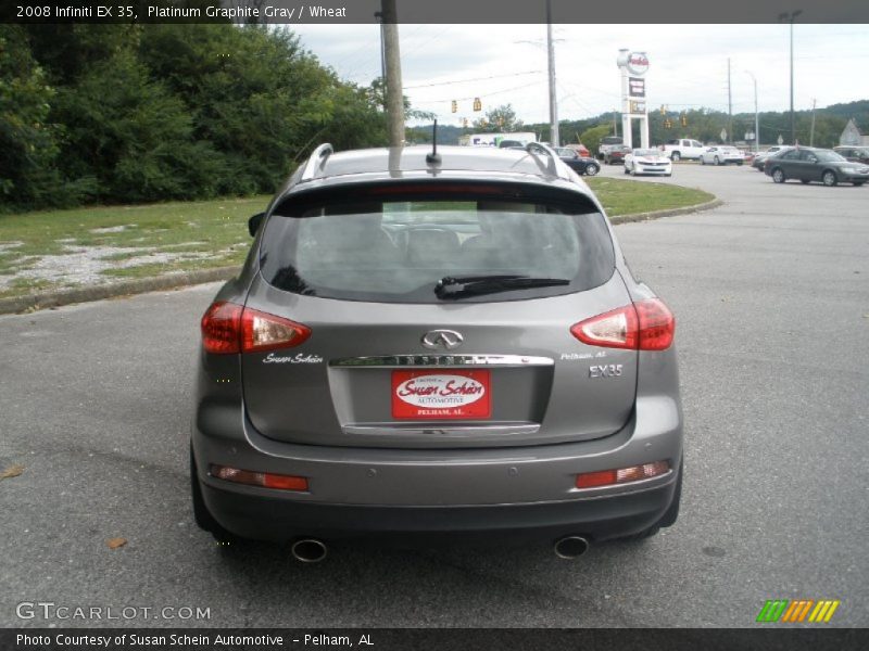 Platinum Graphite Gray / Wheat 2008 Infiniti EX 35