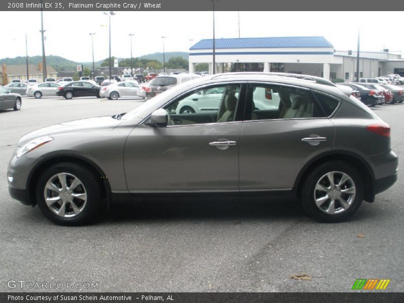 Platinum Graphite Gray / Wheat 2008 Infiniti EX 35