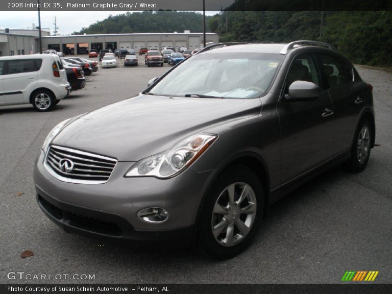Platinum Graphite Gray / Wheat 2008 Infiniti EX 35