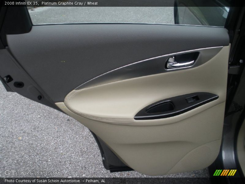 Platinum Graphite Gray / Wheat 2008 Infiniti EX 35