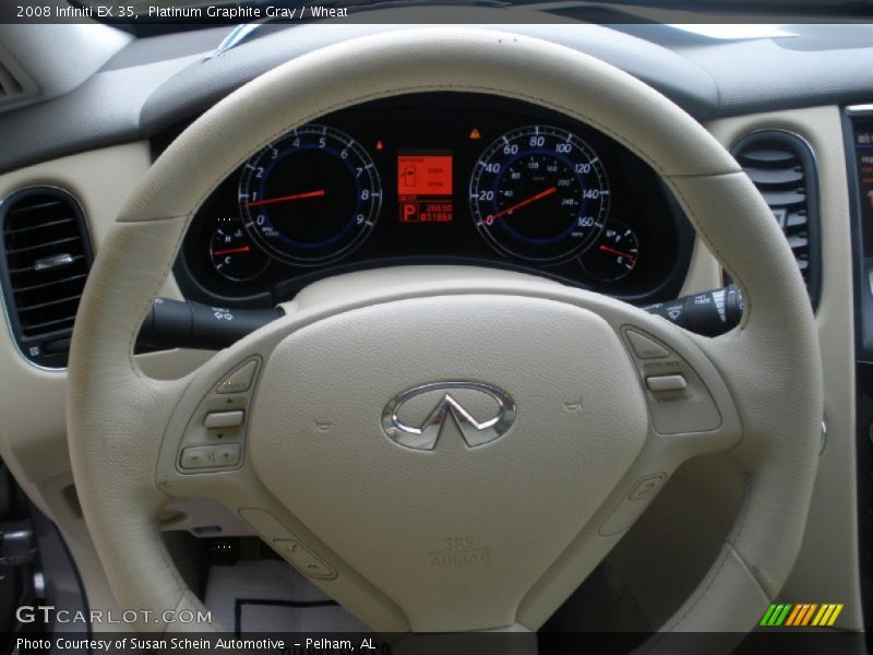 Platinum Graphite Gray / Wheat 2008 Infiniti EX 35