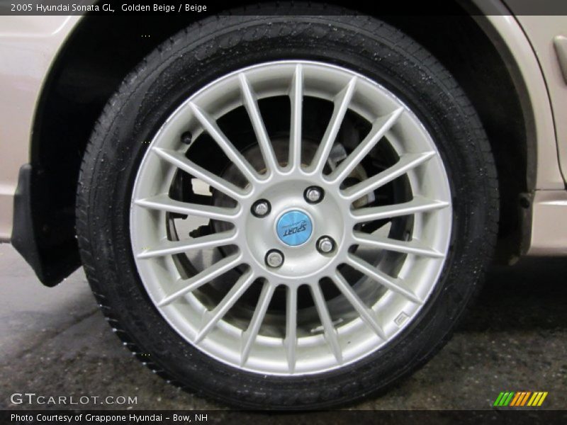 Golden Beige / Beige 2005 Hyundai Sonata GL