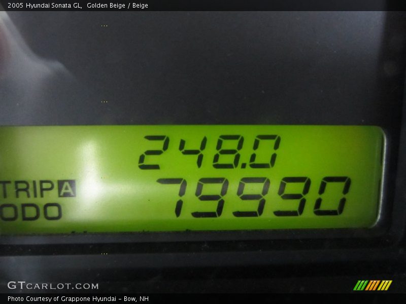 Golden Beige / Beige 2005 Hyundai Sonata GL