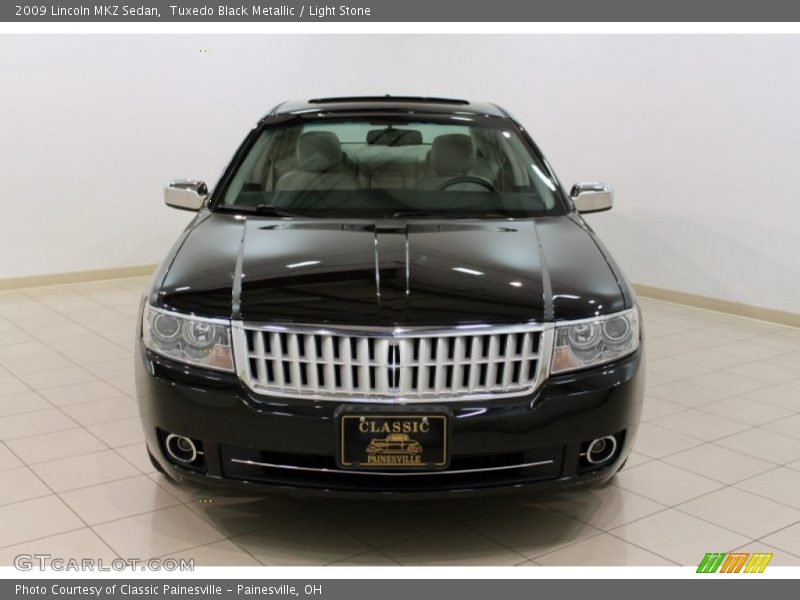 Tuxedo Black Metallic / Light Stone 2009 Lincoln MKZ Sedan