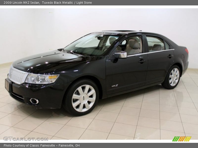 Tuxedo Black Metallic / Light Stone 2009 Lincoln MKZ Sedan