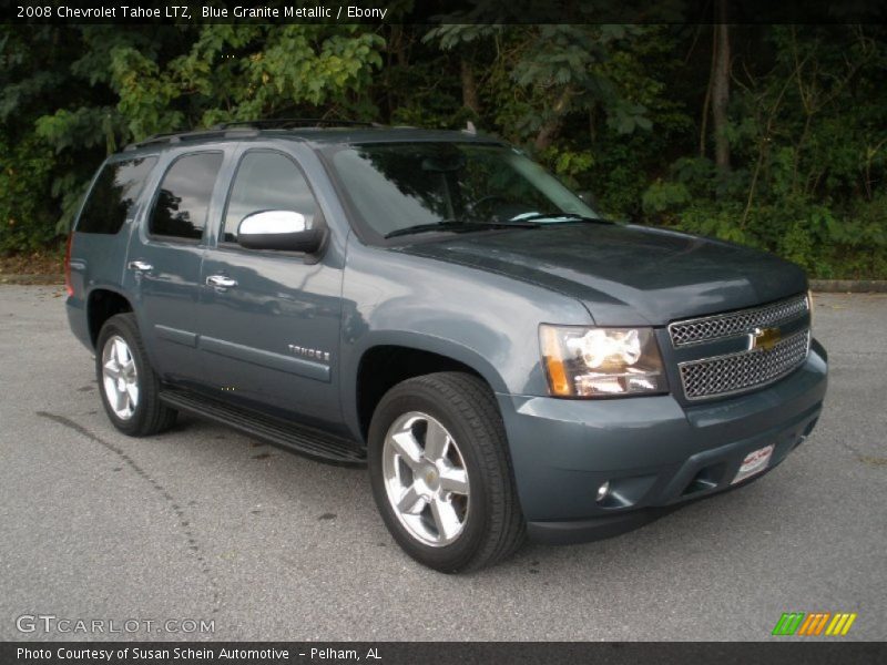 Blue Granite Metallic / Ebony 2008 Chevrolet Tahoe LTZ