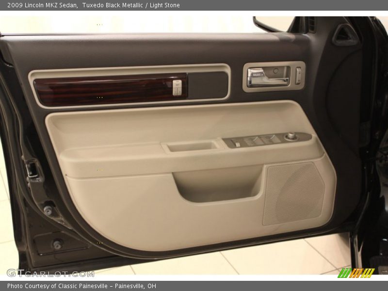Tuxedo Black Metallic / Light Stone 2009 Lincoln MKZ Sedan