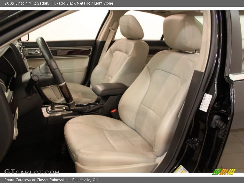 Tuxedo Black Metallic / Light Stone 2009 Lincoln MKZ Sedan