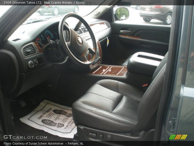 Blue Granite Metallic / Ebony 2008 Chevrolet Tahoe LTZ