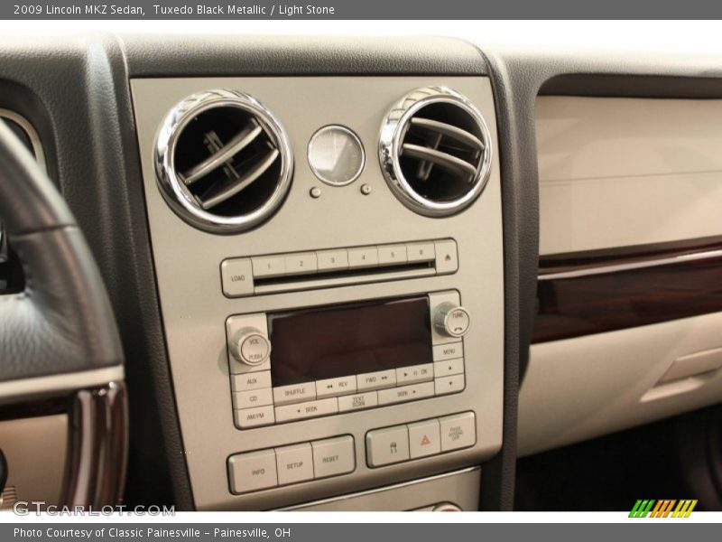 Tuxedo Black Metallic / Light Stone 2009 Lincoln MKZ Sedan